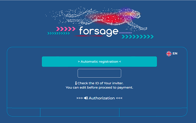 Forsage anonymous account creation